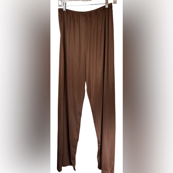 NWT Vanity Fair Leopard Print Pajama Set in Brown and Black Size L - Picture 4 of 9